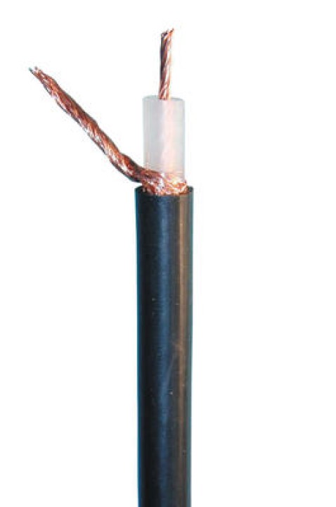 Cable radio 50 ohm multirama negro ø9mm (1m) v ideo vigilancia seguridad transmisiones radio seguridad activa cables radio jr in
