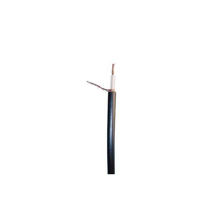 Cable coaxial 75 ohm negro ø6mm (1m) ex rg59 cables coaxiales television antenas parabolicas tv video vigilancia cables jr inter