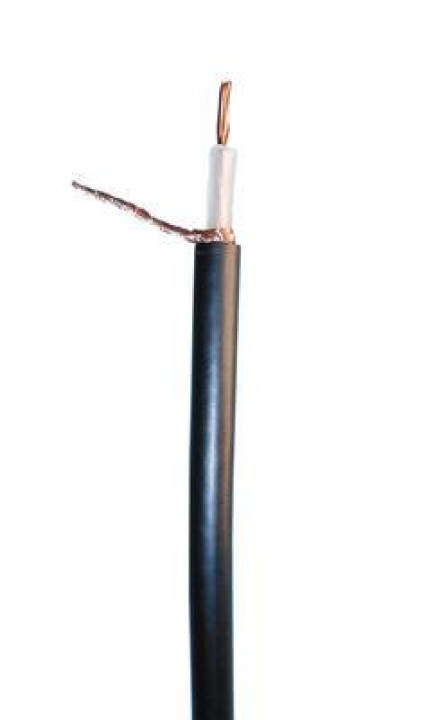 Koaxkabel 75 ohm schwarz ø6mm 1m koaxkabel fur fernsehen koaxkabel koaxkabel koaxkabel jr international - 1