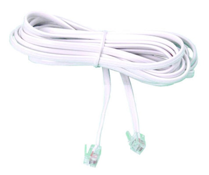 Cable telephone cable for ja60e electronic alarm keypad, rj09 to rj09 4p 4c, 3.8m electronic alarm keypad telephone cable cord w