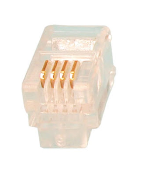 Rj09 4p 4c plug for telephone handset (1 item) rj09 4p 4c plug for telephone handset (1 item) jr international - 2