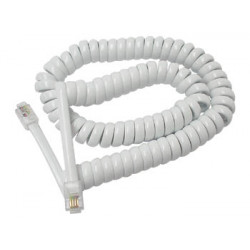 Extension cable in a spiral from rj09 to rj09 4p4c 3m extension cables wires spiral extension cable wire extension cables wires 