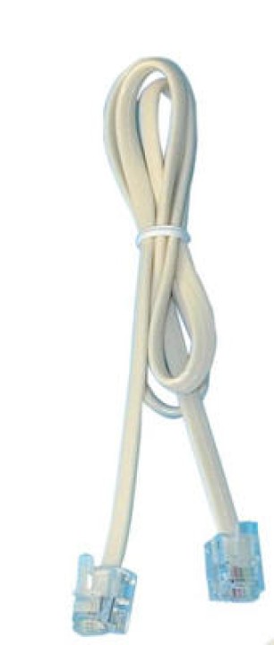 Cable telephone cable for telephone, rj11 to rj11 6p 4c, 0.5m cable cord wire cables cords wires telephone cable cables phone co