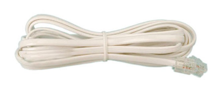 Cable telefono 3m rj11 6p 4c para telefono (rjrj3m) clavijas telefonicas cables conexion jr international - 2
