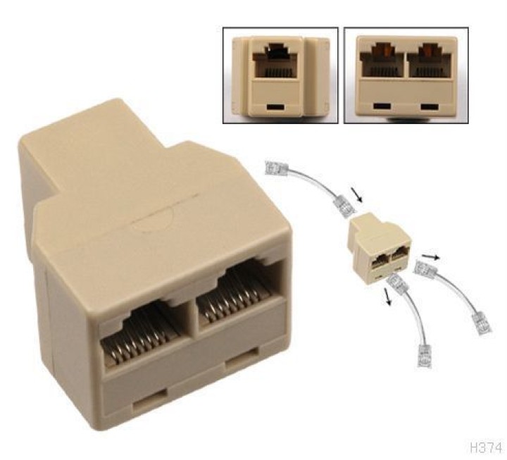 Adapter rj12 telephone female adapter to 2 rj12 female 6p6c rj12 telephone female adapters to 2 rj12 female 6p6c rj12 telephone 