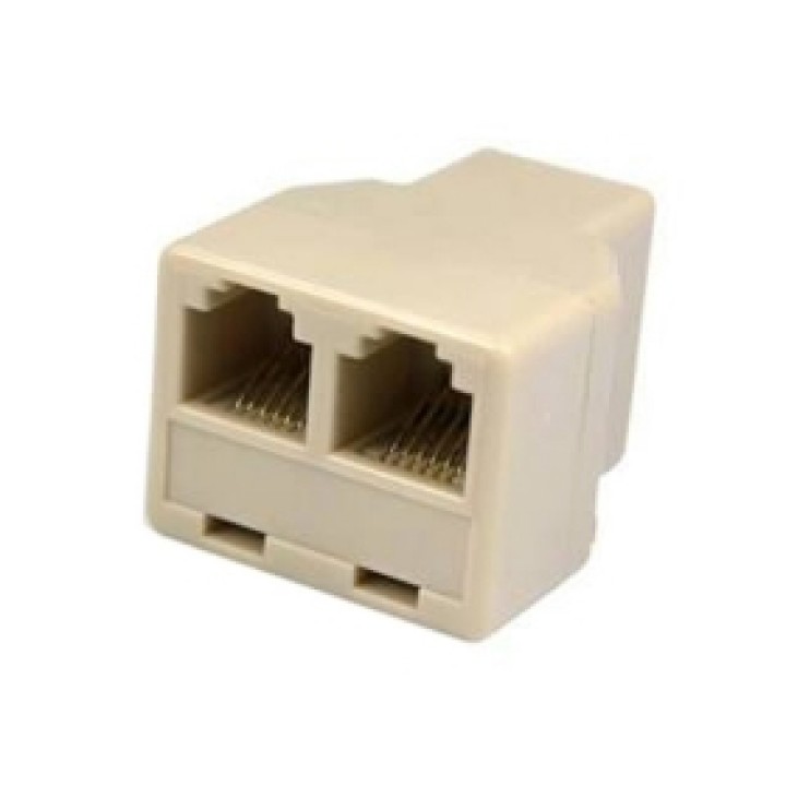 Adapter rj12 buchse 2 rj12 6p6c buchse telephonischer adapter tcu5 telephonischer adapter rj12 velleman - 3