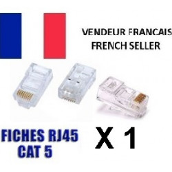 Clavija de conexion rj45 8p 8c para red (por unidades) clavijas telefonicas conectores telefonicas rj45 8p 8c para red jr intern