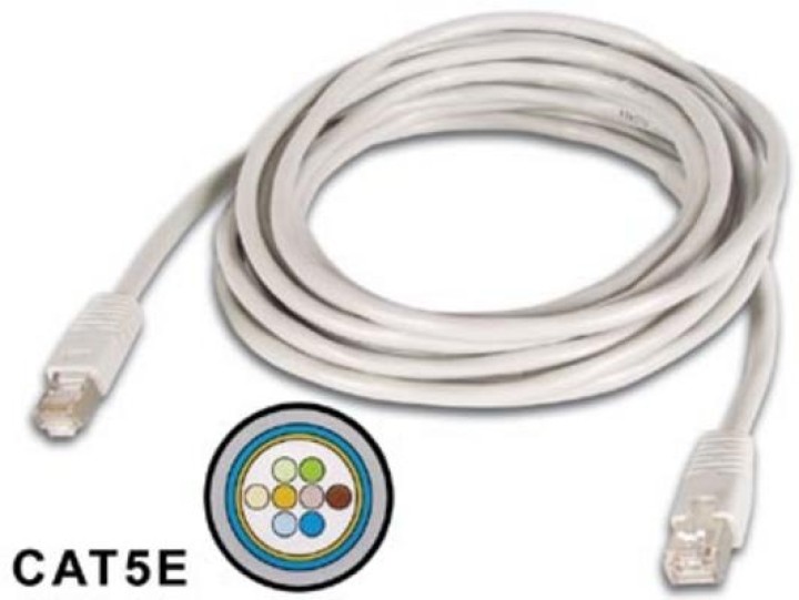 Cavo rete ftp, connettore rj45, cat 5e(100mbps), 2m connessione incrociata velleman - 1