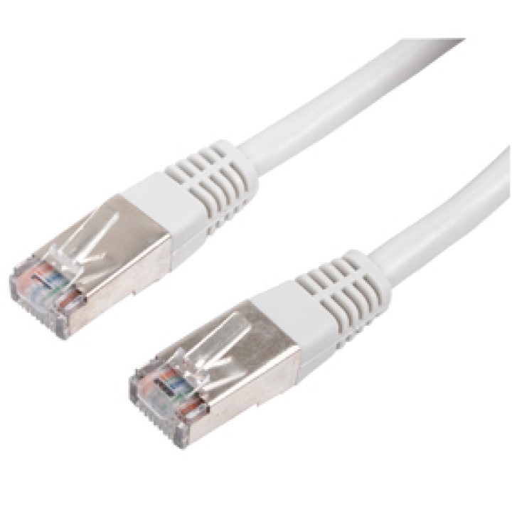 Ftp cat5e cable 5m derecho protegido conector rj45 cable rj45 ftp 0007/58p/8c 100mbps lan red konig - 1