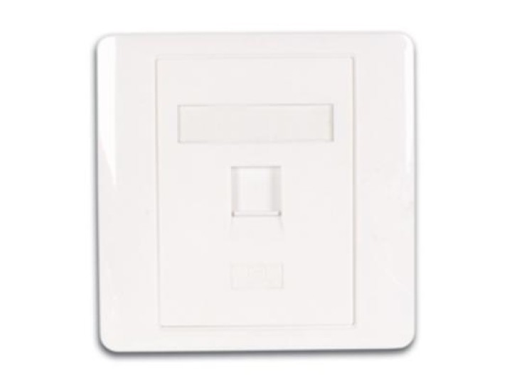 Presa murale informatica cat5e modularia 8p8c rj45 presa cat5e informatica modularia cat5e rj45 velleman - 1