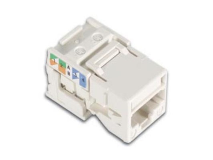 Rj45 jack fur mauerplatte rj45n cat5e modular informatikdose cat5e rj45n cat5e velleman - 1