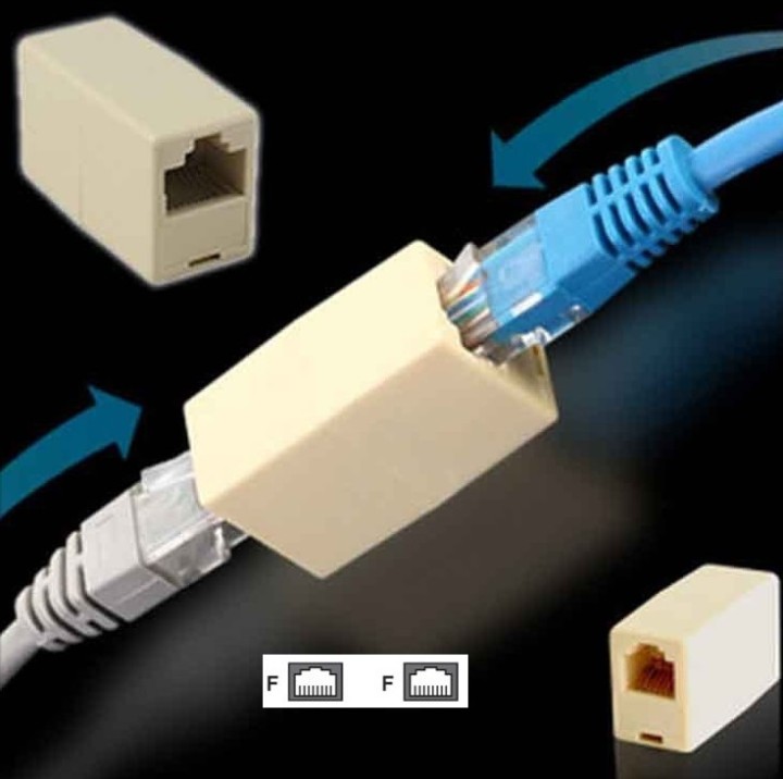 Verlangerungskabel 8p8c buchse stecker rj45 verbindungsstuck rj45 rj45 verlangerungskabel verlangerungskabel hq - 1