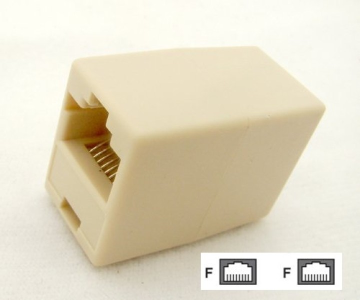 Prolunga adattamento accoppiatore 8p8c femmina femmina rj45 collegamento rj45 rj45 hq - 7