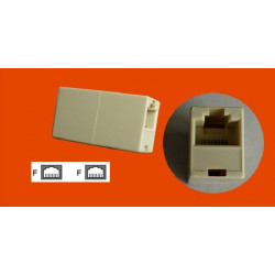 Electric extension cable adapter coupler 8p8c female female rj45 join rj45 rj45 electric extension cable electric extension cabl