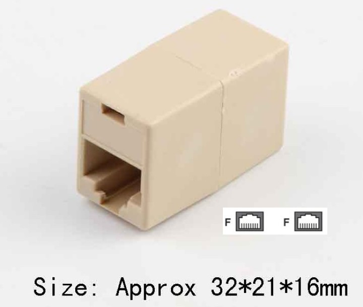 Prolunga adattamento accoppiatore 8p8c femmina femmina rj45 collegamento rj45 rj45 hq - 10