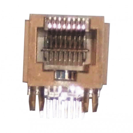 Enchufe rj45 hembra por circuito 8 transmisores electricos cen - 1