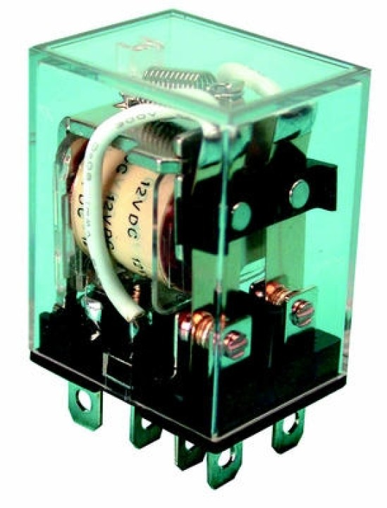 Relais 12vdc 2 no nc kontakte 10a unter 220vac elektrisches relais sicherheitstechnik elektrisches relais velleman - 1