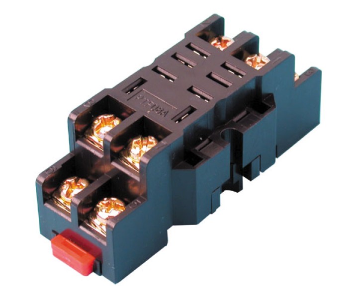 Soporte para rele rl12, rl220 (8 pins 10a) velleman - 1