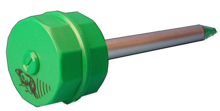 Electronic ground rodent mole repeller, 25m 700m2 professional ultrasonic repelling system perel - 4