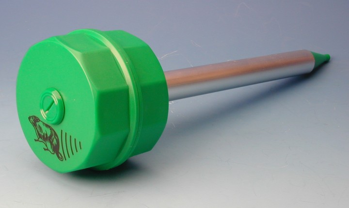 Electronic ground rodent mole repeller, 25m 700m2 professional ultrasonic repelling system perel - 6