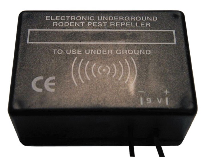 Push away(repel) mole ultrasound 9v maxi 1000m2 push away(repel) moles regrowths rodents repousseurs mole kemo - 4