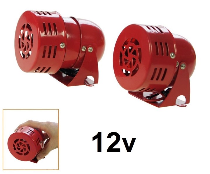 Sirena con turbina 12vcc 0.7a rojo 500m 110db legrand - 1