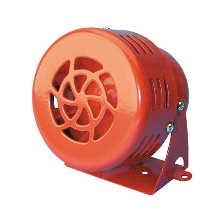 Sirena con turbina 12vcc 0.7a rojo 500m 110db legrand - 1