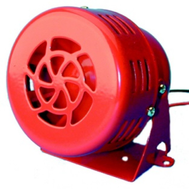 Sirena con turbina 12vcc 0.7a rojo 500m 110db legrand - 2