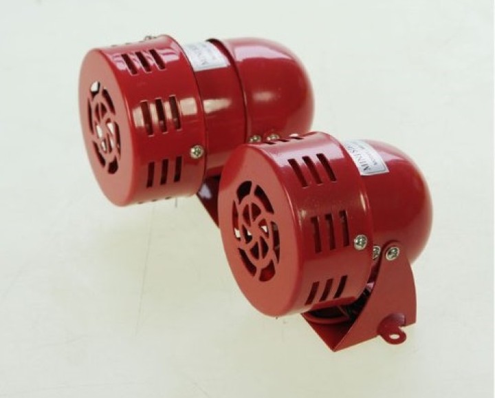Sirena con turbina 12vcc 0.7a rojo 500m 110db legrand - 5