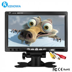 Monitore colore 7'' 18cm audio tft lcd (12vcc) + telecomando schermo sistema videosorveglianza jr international - 3