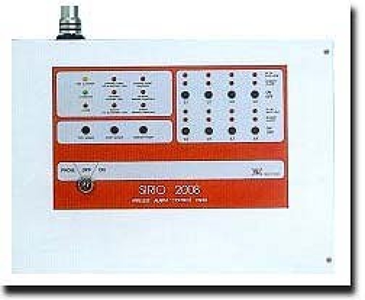 Central alarma electronica inalambrica 8 zonas 27.12mhz sirio 2008 centrales antirobos inalambricas electronicas jr  internation