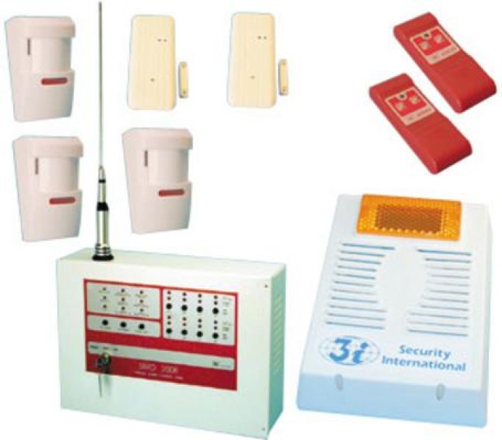 Kit centrale senza filo 8 zone 27.12mhz ae sirio 2008 allarme antifurti elettronco allarme antifurti jr international - 1