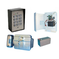 Self governing access control pack water resistant electric lock with code for door office house etc.