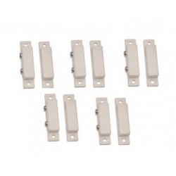 5x detector surface mounting nc magnetic contact, white alarm detector alarm sensor switches magnetic door sensors white magneti