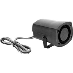 Electronic alarm siren 110db grey waterproof miniature siren, 12vdc 150ma alarm siren siren alarm sirens electronic acoustic ala