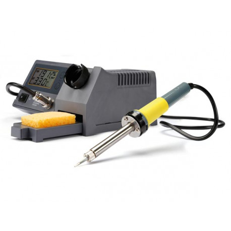Soldering station with lcd & ceramic heater 48w 150 450°c velleman - 1