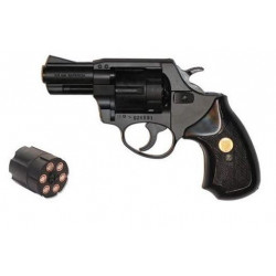 Pistola revolver arma de defensa 5 golpes gomm pistola revolver autodefensa seguridad personal soft gomm jr international - 6