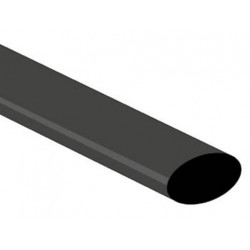 Tubo termoretrráctil 12.7mm negro velleman - 1