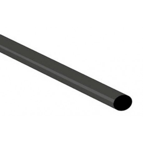Tubo termorretráctil 2.4mm negro velleman - 1