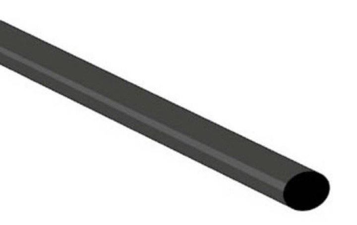 Tubo termorretráctil 3.2mm negro velleman - 1
