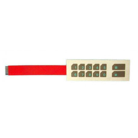 Membrana per tastiera stv3504 membrane tastiera accessori tastiera sistema allarme jr international - 1