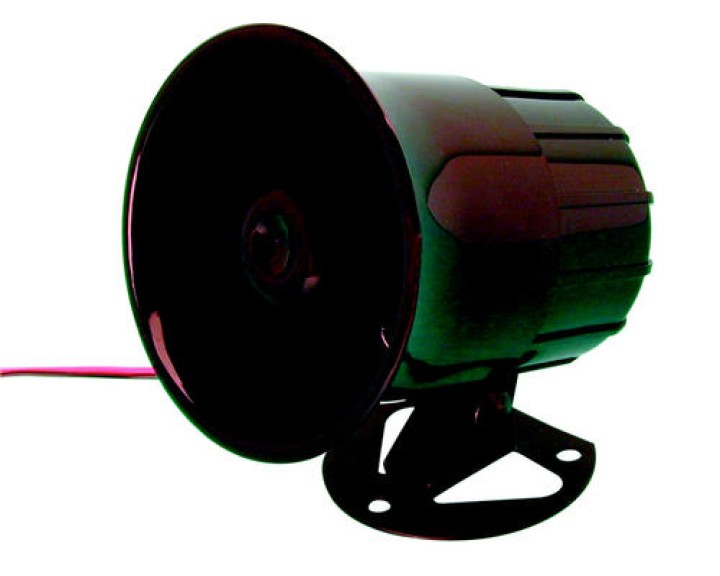 Sirena electronica alarma 114db 12vcc 15w 6v 7v 8v 9v 10v 11v 12v color negro policia americana us es 626 jr  international - 1