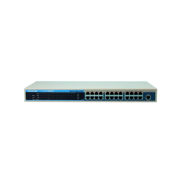 Schalter 24 eingange 10 100mbps ovislink fsh24 zubehor fur pc zubehor fur computer zubehor fur edv computerzubehor jr internatio