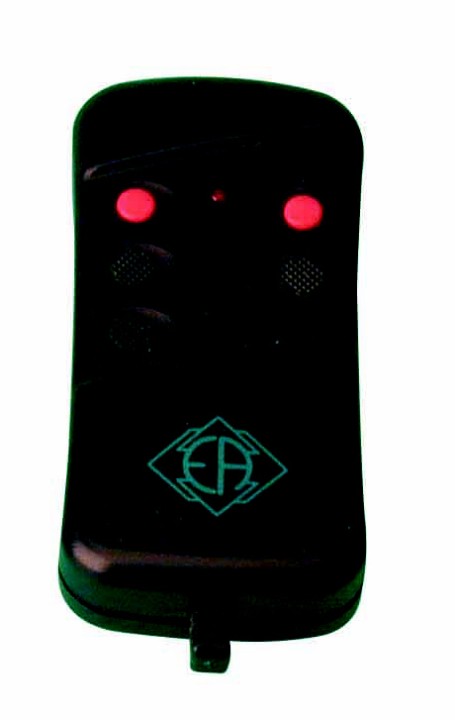 Remote control 2 channel miniature remote control, 26.995mhz 50 200m doors gates automations self motorisations alarms remote co