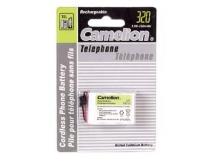 Batería para teléfonos inalámbricos 3.6v 320mah (conector universal) velleman - 3