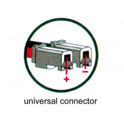 Nicd battery for cordless telephone 3.6v 320mah (universal plug) velleman - 1