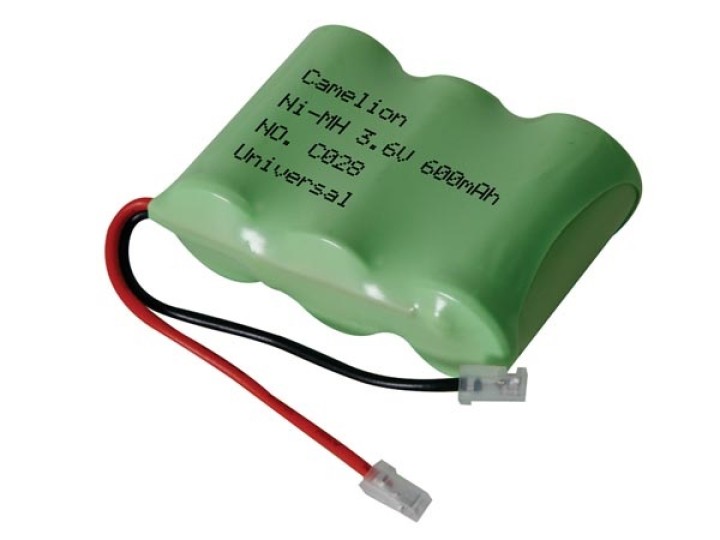Batería para teléfonos inalámbricos 3.6v 320mah (conector universal) velleman - 2