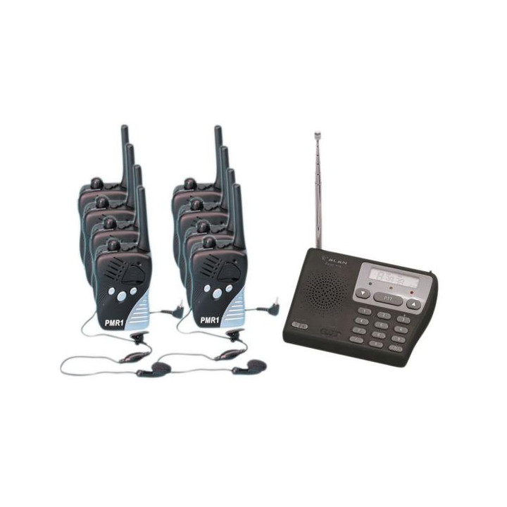 Kit paging sistema 8 emetores receptores 446mhz emetores receptores 446mhz walkie talkie llamada 446 jr international - 1