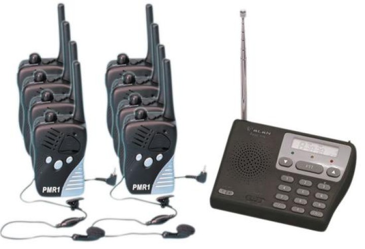 Pack paging system 8 transmitters receivers 446mhz talkie walkie transmitters receivers jr international - 1
