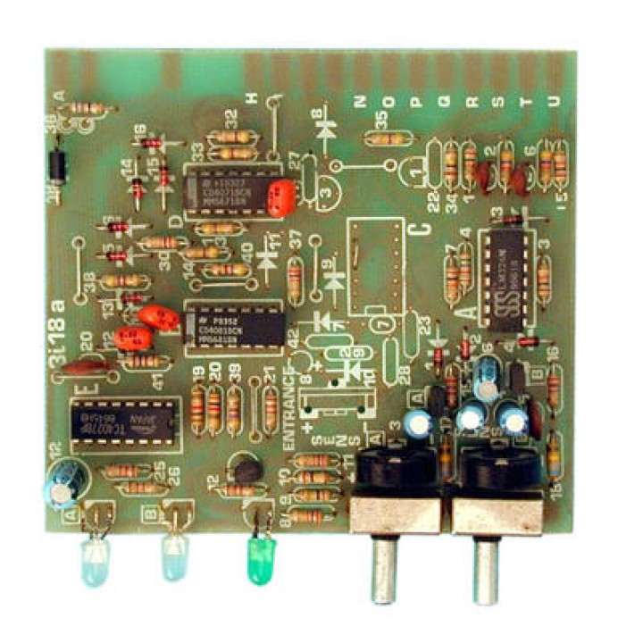 2 zonen schaltkreis fur alarmzentrale te16 elektronischer schaltkreis sicherheitstechnik jr  international - 1
